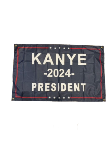 Kanye President Flag