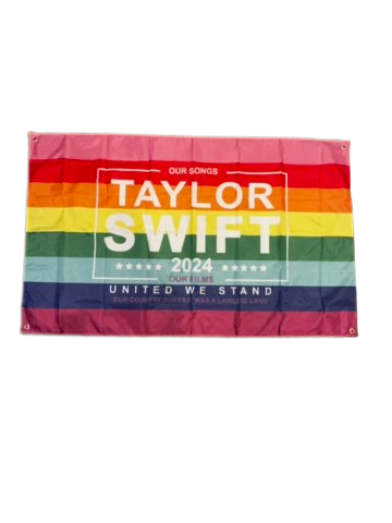 A Taylor Swift Rainbow Flag