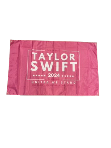 A Taylor Swift Pink Flag