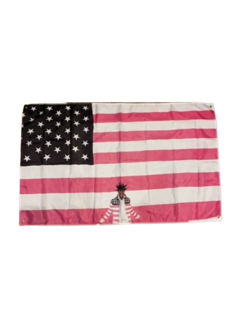 Pink Tape American Flag